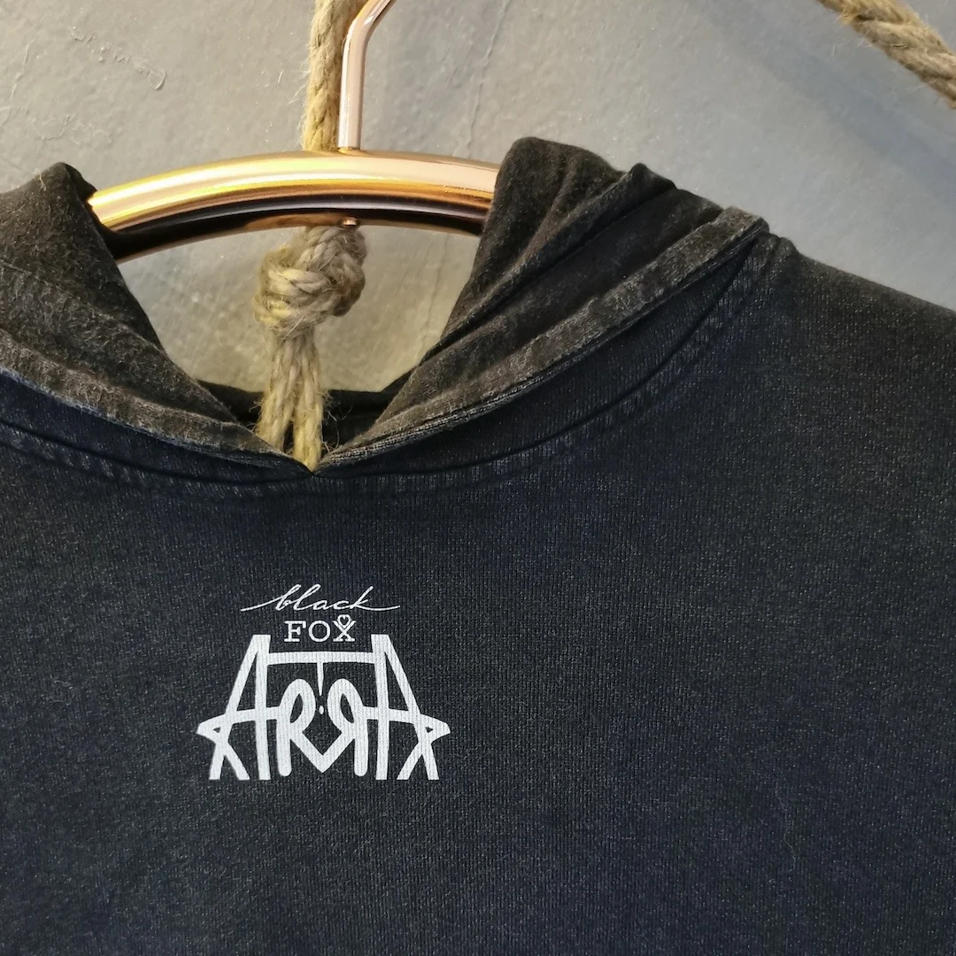 Washed Out Geometric Oversize Hoody – Bild 3